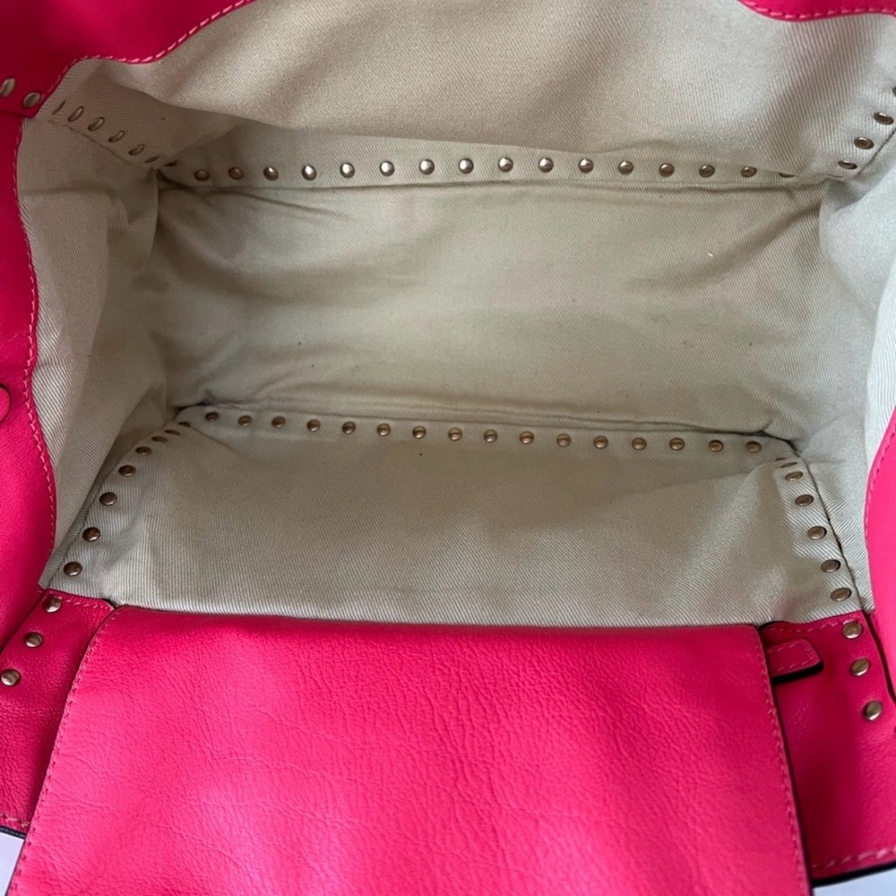 Valentino Garavani Pink Studded Shoulder Bag EUC - Picture 10 of 16